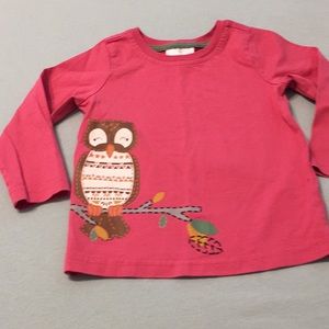 Hanna Andersson, size 90(3T), pink long sleeve tee